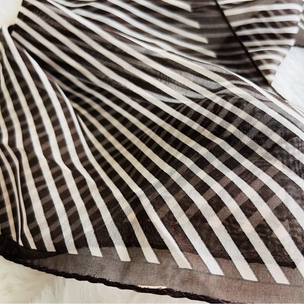 21”x21” Silk Chiffon Scarf.